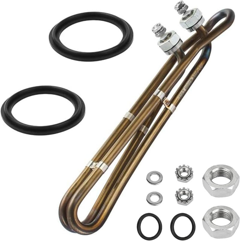 ArrogantF 4.0KW 240V Univeral Heater Element Replacement for Balboa Spa Heater Element 4.0 KW 58104 or Flo-Thru Hot Tub Spas Electric Heaters (10 inch) - Image 1